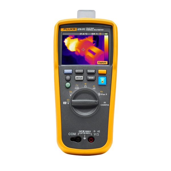 Fluke 279FC Wireless True-RMS Thermal Multimeter with Built-In Thermal Imager and iFlex Compatibility