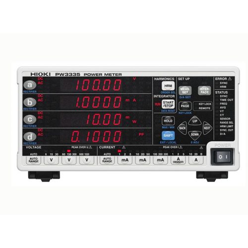 Hioki PW3335 Power Meter — Single-Phase AC/DC, 0.1 Hz–100 kHz