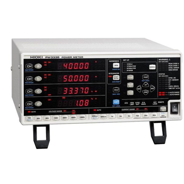 Hioki PW3336 AC/DC 2-Channel Power Meter (1000 V / 65 A)
