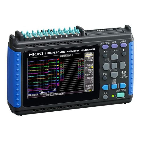 HIOKI LR8431 Memory HiLOGGER – 10ch Isolated Data Logger with 10 ms Sampling