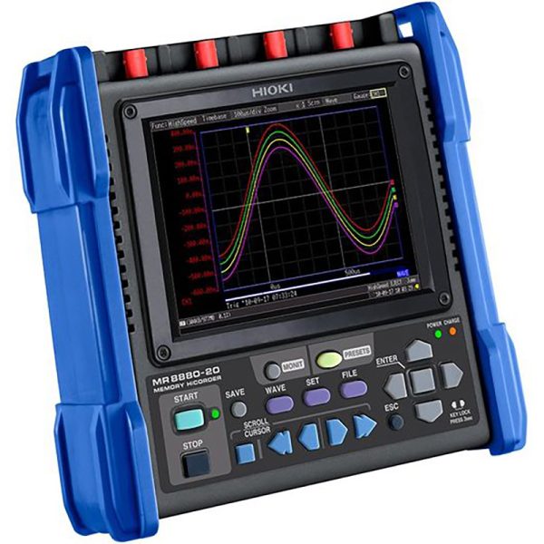 HIOKI MR8880 Memory HiCorder – Rugged 4-Channel High-Voltage DAQ Recorder