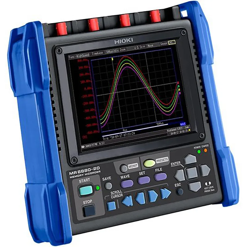 HIOKI MR8880 Memory HiCorder – Rugged 4-Channel High-Voltage DAQ Recorder - Image 3