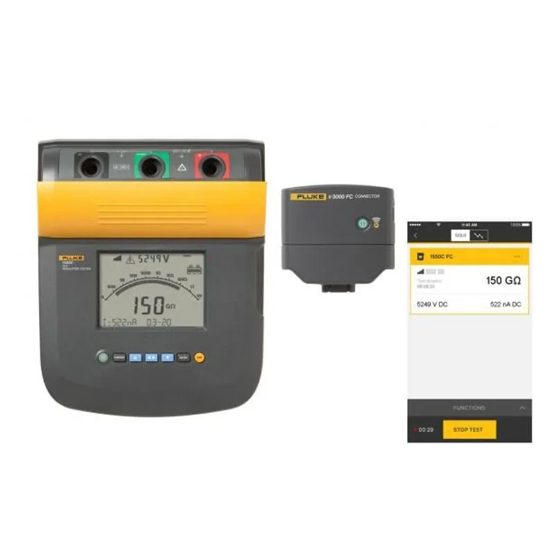 Fluke 1550C 5 kV Insulation Resistance Tester - Image 2