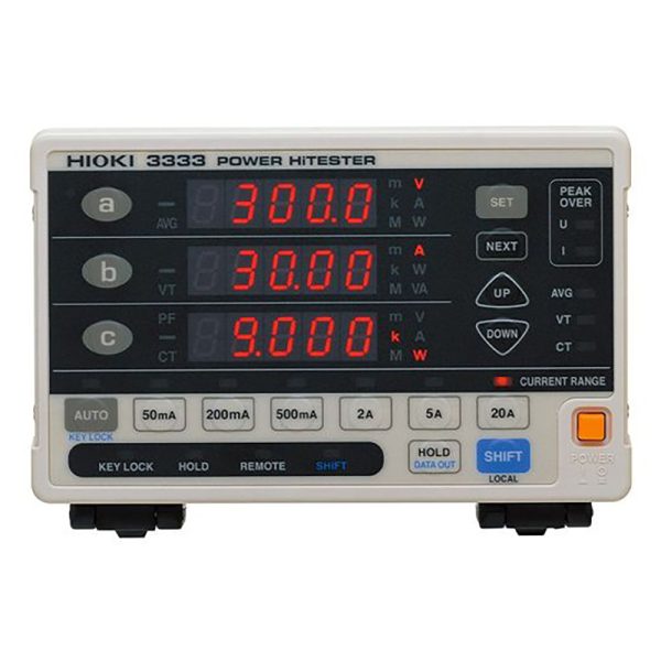 HIOKI Power HiTester 3333 ‒ Single-Phase AC Power Meter