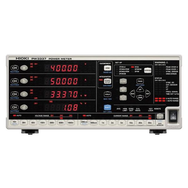 HIOKI PW3337 – 3-Channel High Precision AC/DC Power Meter