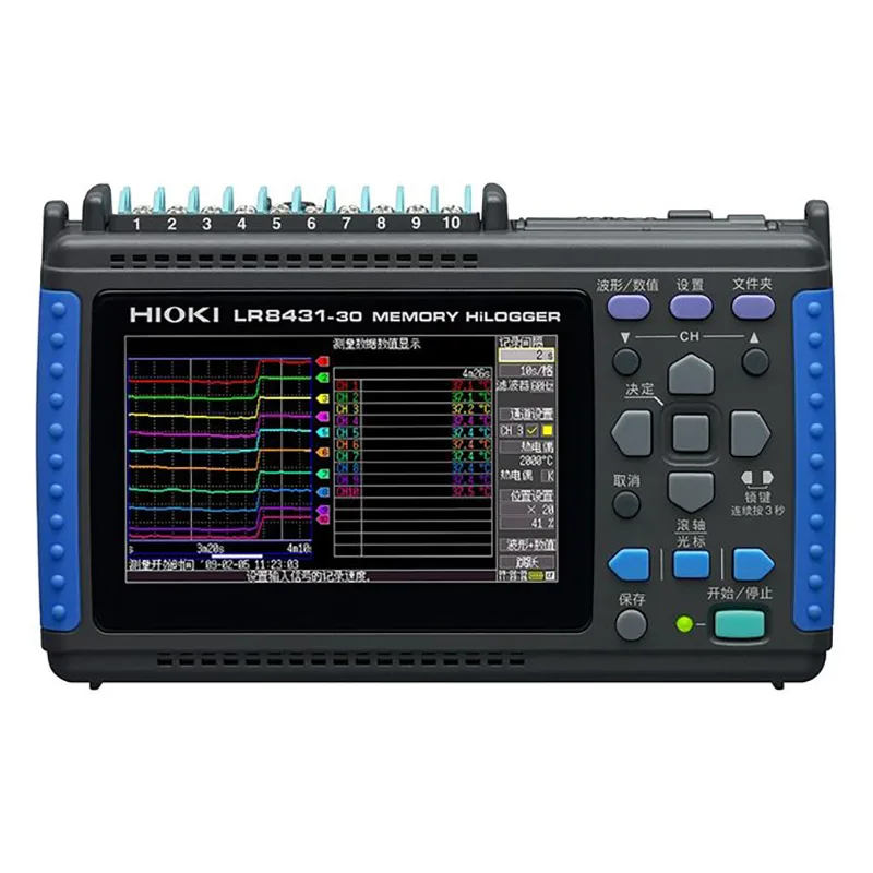 HIOKI LR8431 Memory HiLOGGER – 10ch Isolated Data Logger with 10 ms Sampling