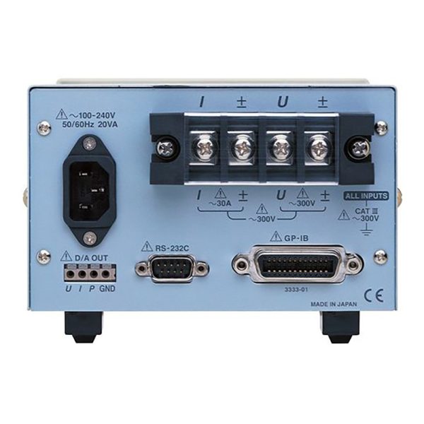 HIOKI Power HiTester 3333 ‒ Single-Phase AC Power Meter