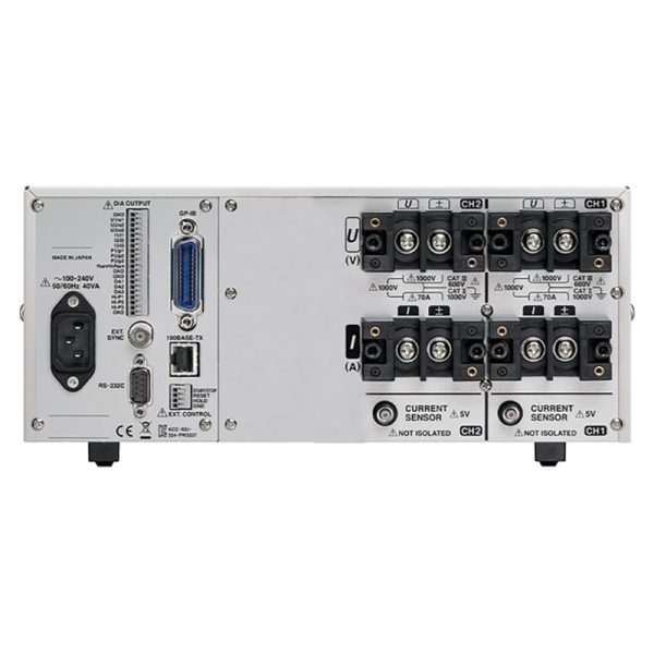 Hioki PW3336 AC/DC 2-Channel Power Meter (1000 V / 65 A)