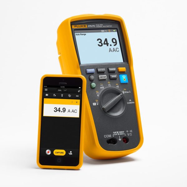Fluke 279FC Wireless True-RMS Thermal Multimeter with Built-In Thermal Imager and iFlex Compatibility