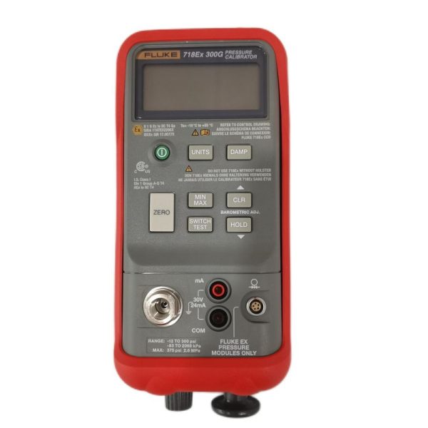 Fluke 718EX Intrinsically Safe Pressure Calibrator