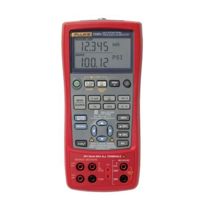 Fluke 725EX Intrinsically Safe Multifunction Process Calibrator