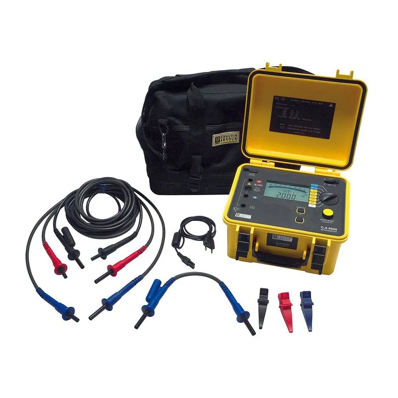 Chauvin Arnoux C.A 6505 5 kV Industrial Insulation Resistance Tester - Image 5