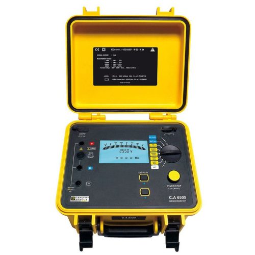 Chauvin Arnoux C.A 6505 5 kV Industrial Insulation Resistance Tester