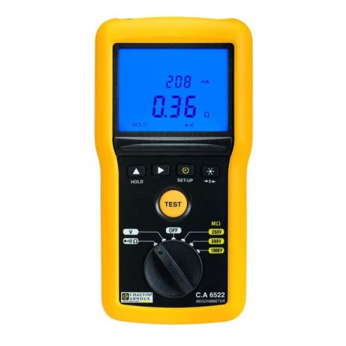 Chauvin Arnoux CA6522 Insulation & Continuity Tester – up to 40 GΩ, 1 kV, CAT IV 600V