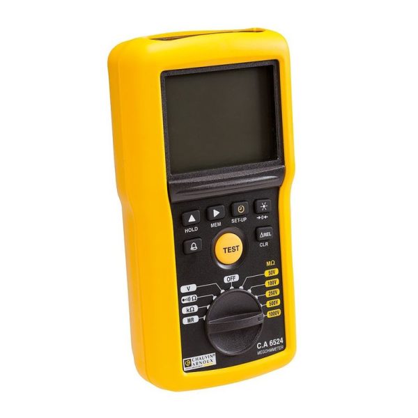 Chauvin Arnoux CA6524 1kV Insulation & Continuity Tester – 200 GΩ Industrial