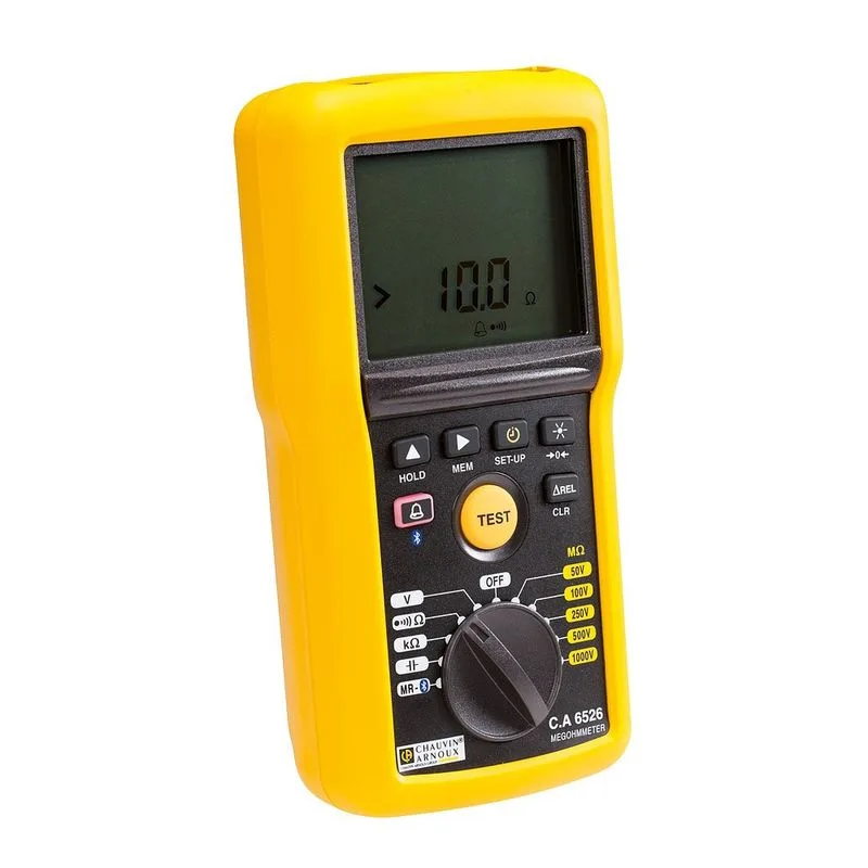 Chauvin Arnoux C.A 6526 1 kV Insulation & Continuity Tester – Up to 200 GΩ - Image 3
