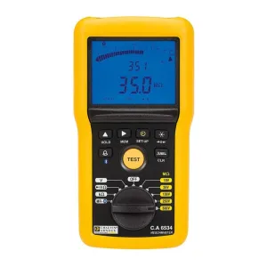 Chauvin Arnoux C.A 6534 Electronics Insulation & Continuity Tester (10-500V)