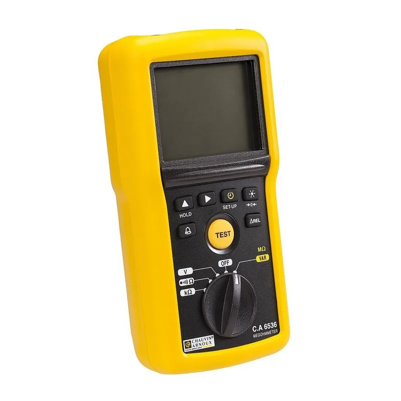 Chauvin Arnoux C.A 6536 Specialist Megohmmeter - 10-100V Insulation & Continuity Tester - Image 3