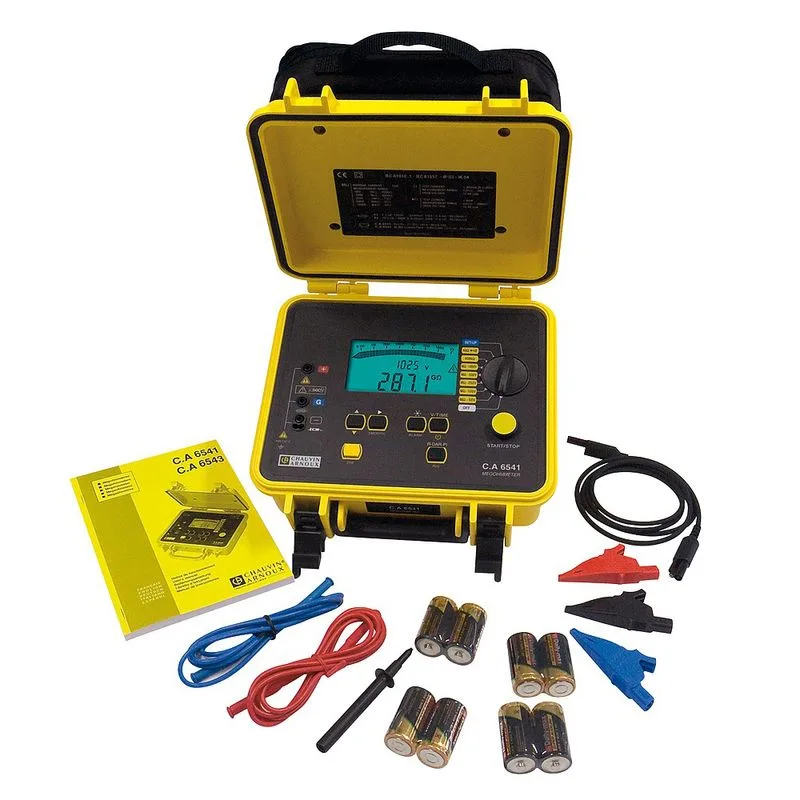 Chauvin Arnoux CA6541 1 kV High-Performance Insulation Tester - Image 3