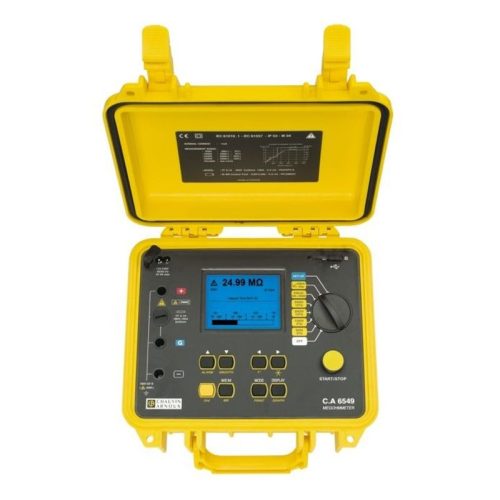 Chauvin-Arnoux C.A 6549 – 5 kV Digital Insulation Tester (Megohmmeter)