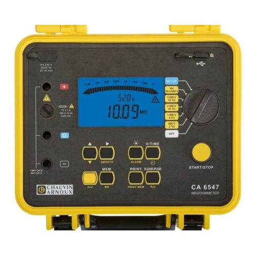 Chauvin Arnoux CA6547 5kV Digital Insulation Tester (Megohmmeter)