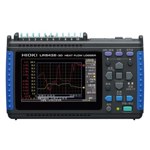 Hioki LR8432 Heat Flow Data Logger – 10-Channel Logger for Thermal Analysis