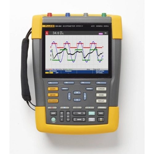Fluke 190-504 III-S 500 MHz 4-Channel Handheld ScopeMeter