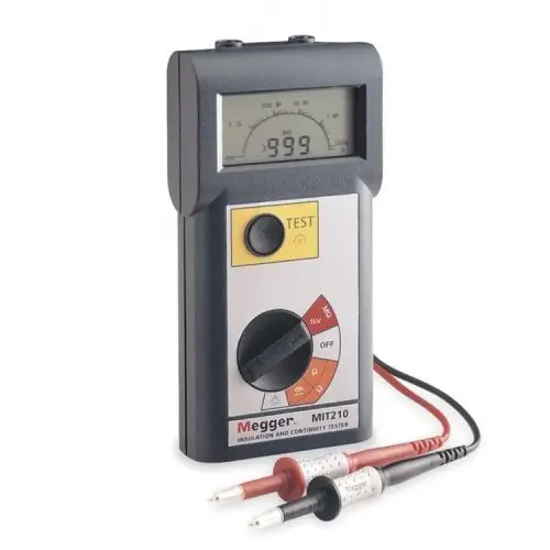 Megger MIT210 Insulation Tester – Portable Digital Megohmmeter