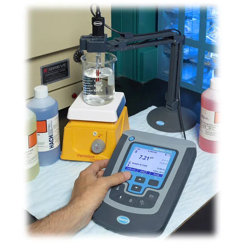 Hach HQ411D HQD Laboratory Single Input pH/mV Meter - Image 4