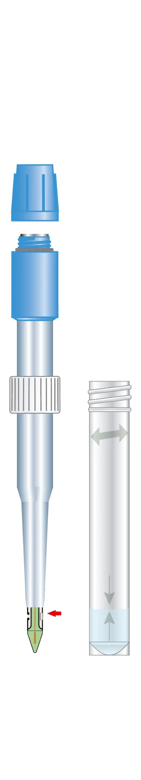 Hach 5231 Stainless Steel Puncture pH Electrode - Image 2
