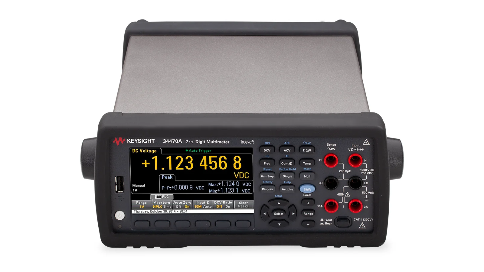 Keysight 34470A front panel and controls