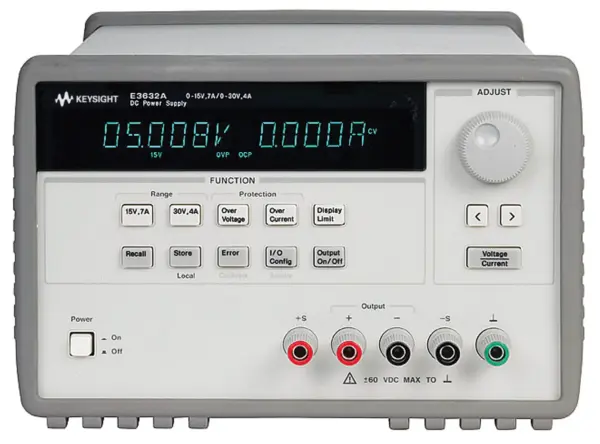 Keysight E3632A Single-Channel Programmable Dual-Range DC Power Supply