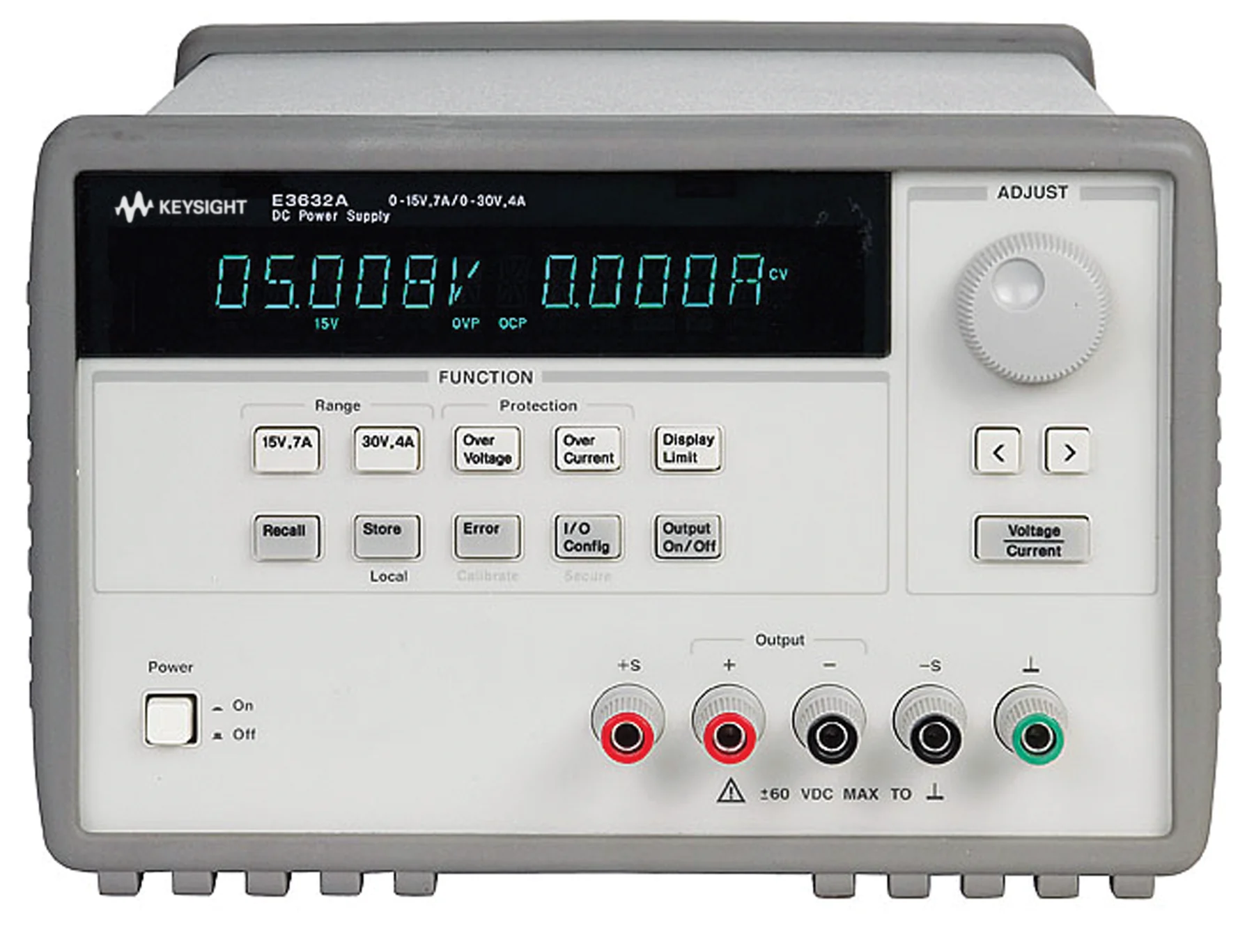 Keysight E3632A Single-Channel Programmable Dual-Range DC Power Supply product image