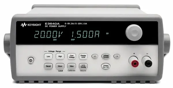 Keysight E3640A Single-Channel Programmable Dual-Range DC Power Supply