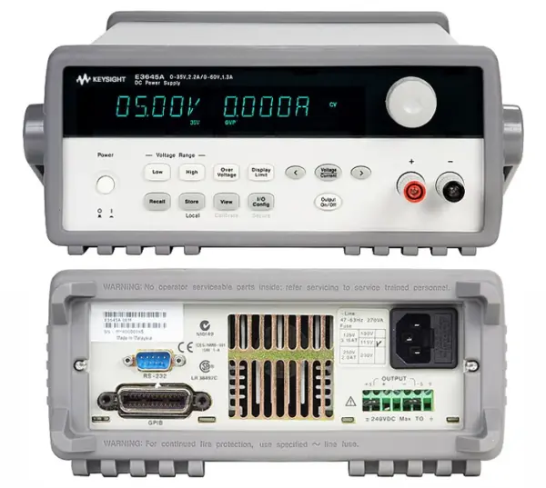 Keysight E3641A Single-Channel Programmable Dual-Range DC Power Supply