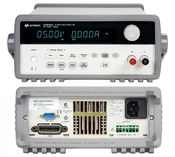 Keysight E3645A Single-Channel Programmable Dual-Range DC Power Supply