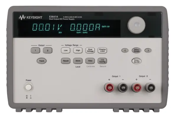Keysight E3647A Dual Programmable Dual Range DC Power Supply