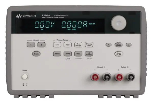 Keysight E3648A Dual Programmable Dual Range DC Power Supply
