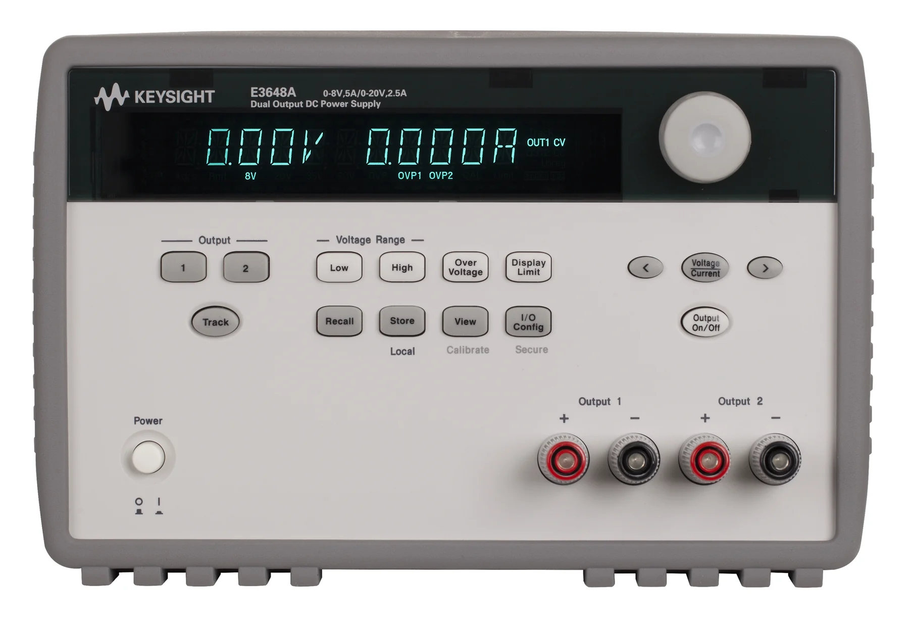 Keysight E3648A Dual Programmable Dual Range DC Power Supply product image