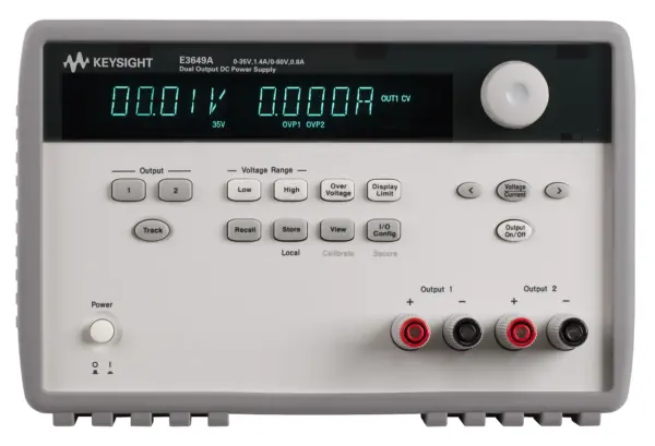 Keysight E3649A Dual Programmable Dual Range DC Power Supply