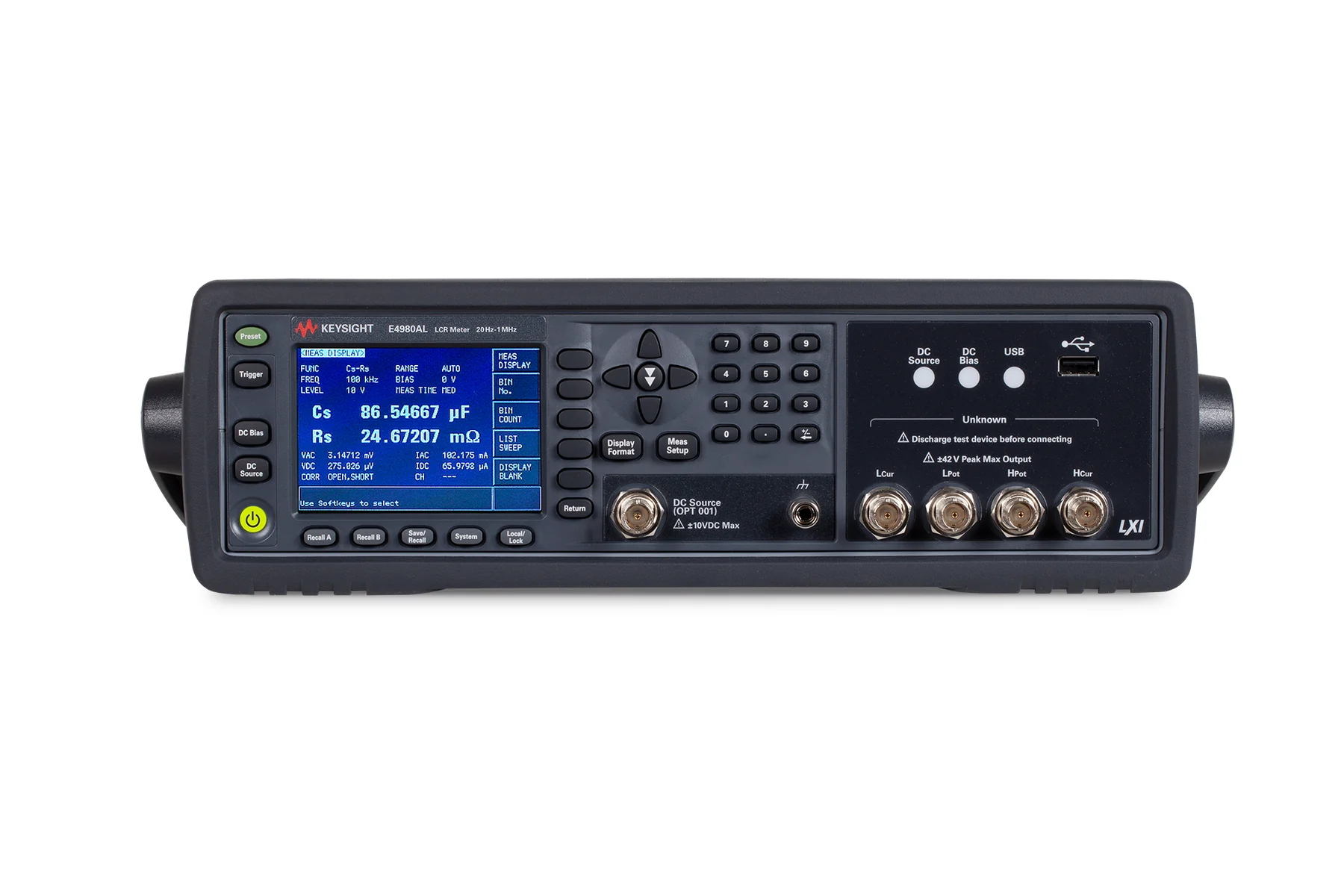 Keysight E4980BL Upgradeable Precision LCR Meter product image