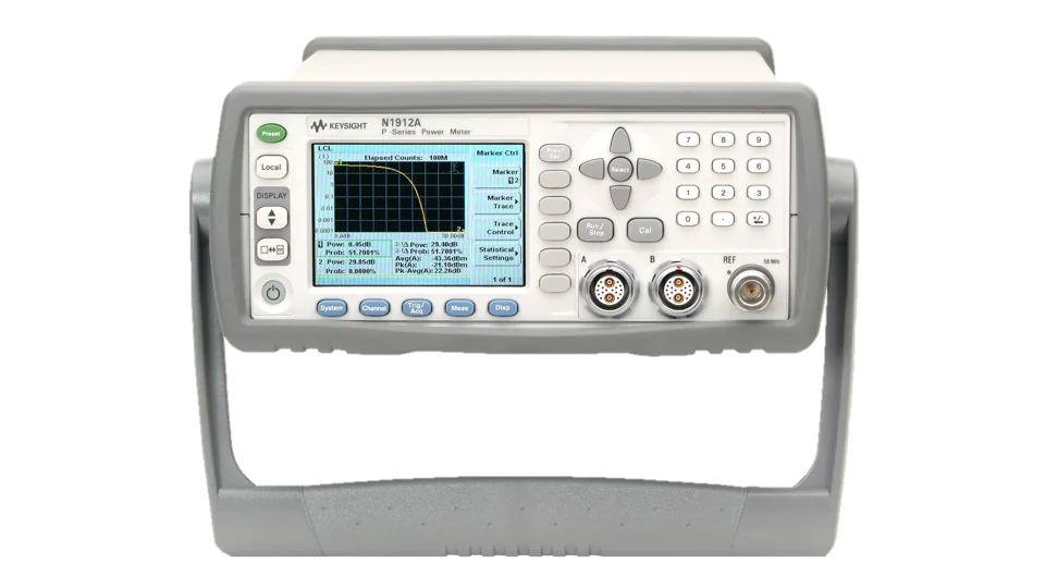 Keysight N1912A front panel and controls