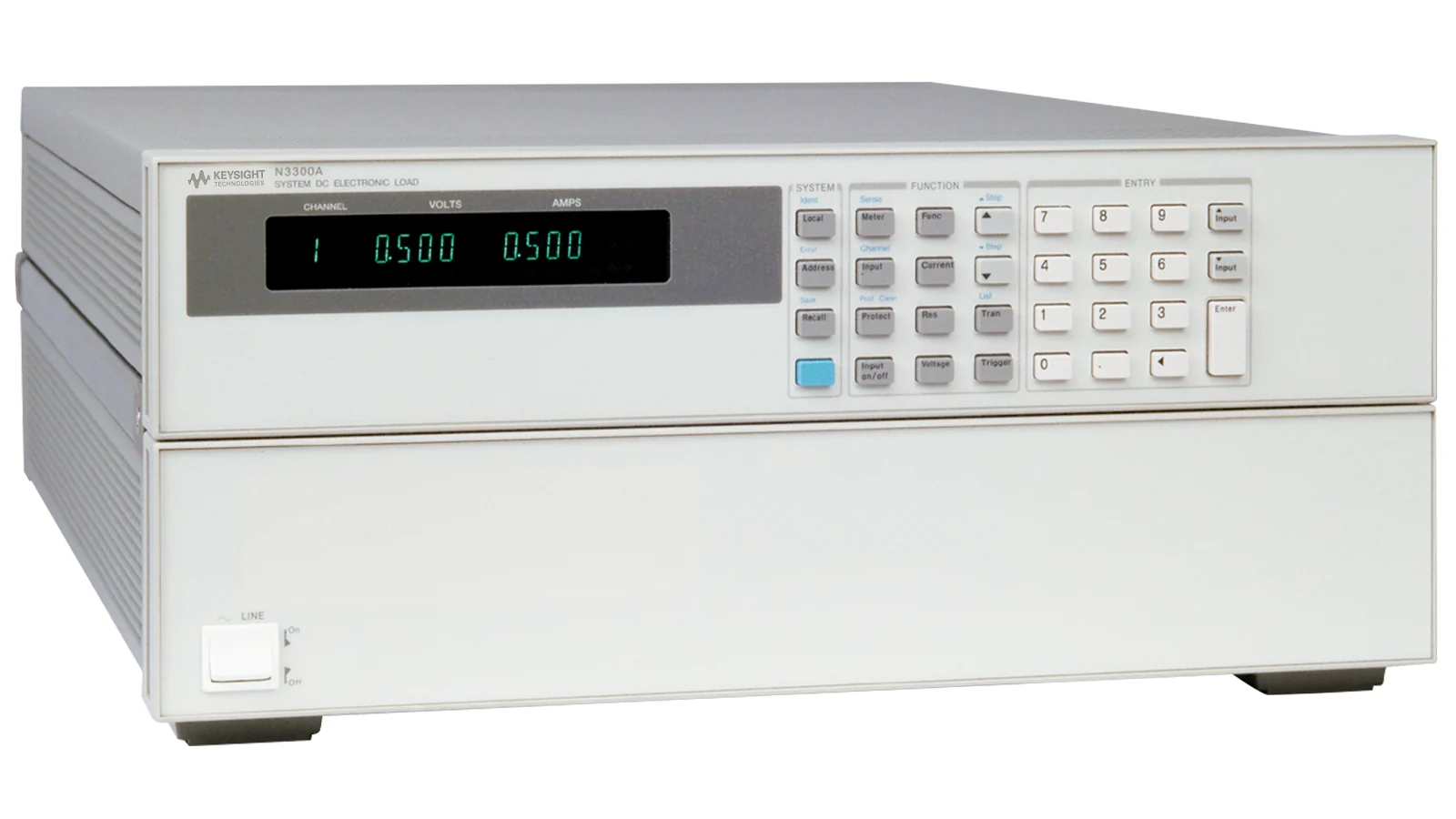 Keysight N3306A front panel and controls