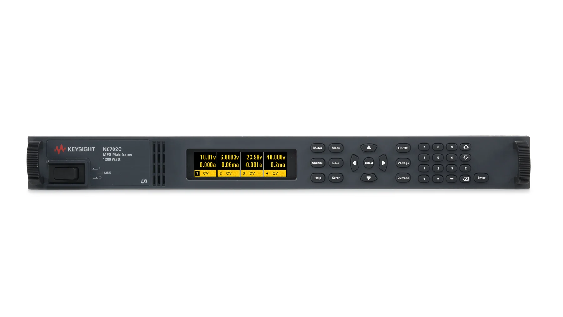 Keysight N6702C Low-Profile Modular Power System Mainframe product image