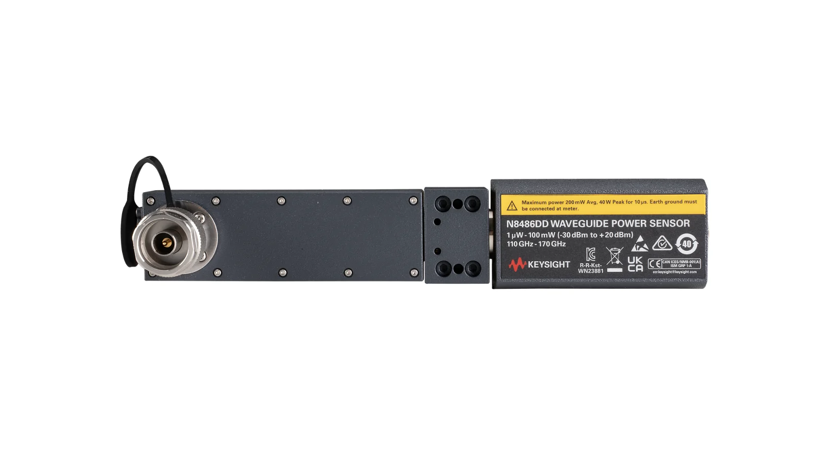 Keysight N8486DD front panel and controls