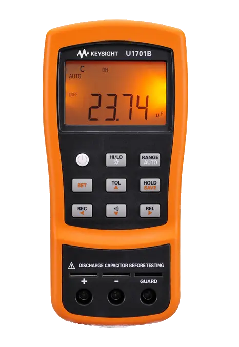 Keysight U1701B front panel and controls